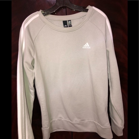 adidas Tops - Adidas 3 stripe Crew Neck Sweatshirt